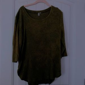 Olive green long sleeve shirt